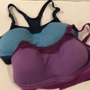 2 Womens Small Champion Max Support Sports Bras